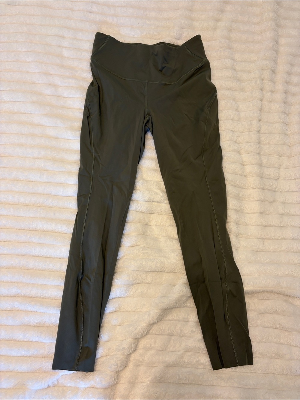 Lulu lemon High-Waist Olive Green Active Leggings